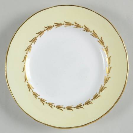 Lotus Yellow Bread & Butter Plate
