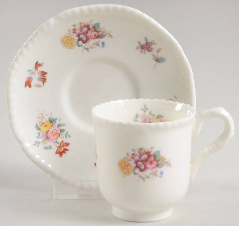 Louise Footed Demitasse Cup & Saucer Set
