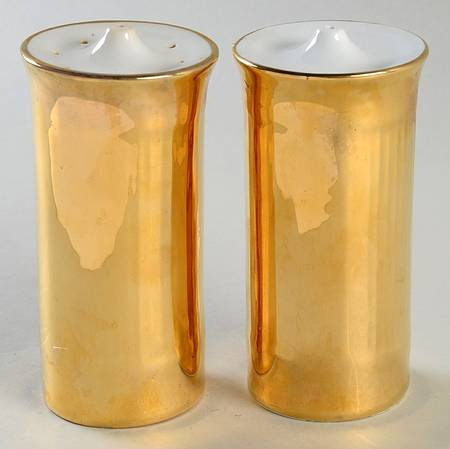 Lustre Gold Salt & Pepper Set