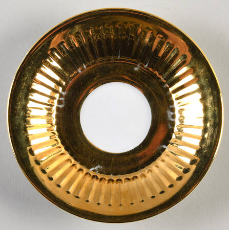 Lustre Gold Saucer for Flat Demitasse Cup