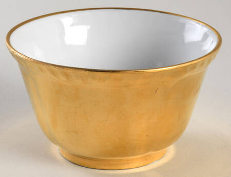 Lustre Gold Open Sugar Bowl