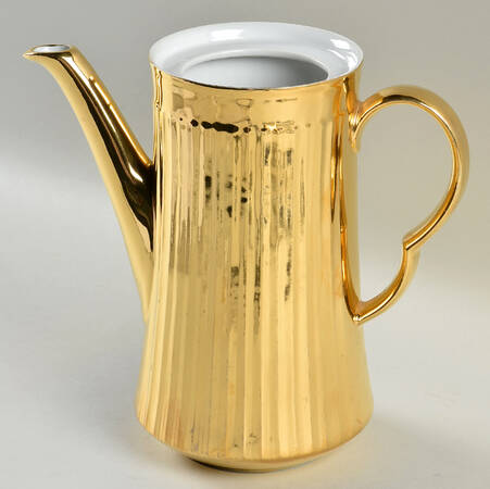 Lustre Gold Coffee Pot No Lid
