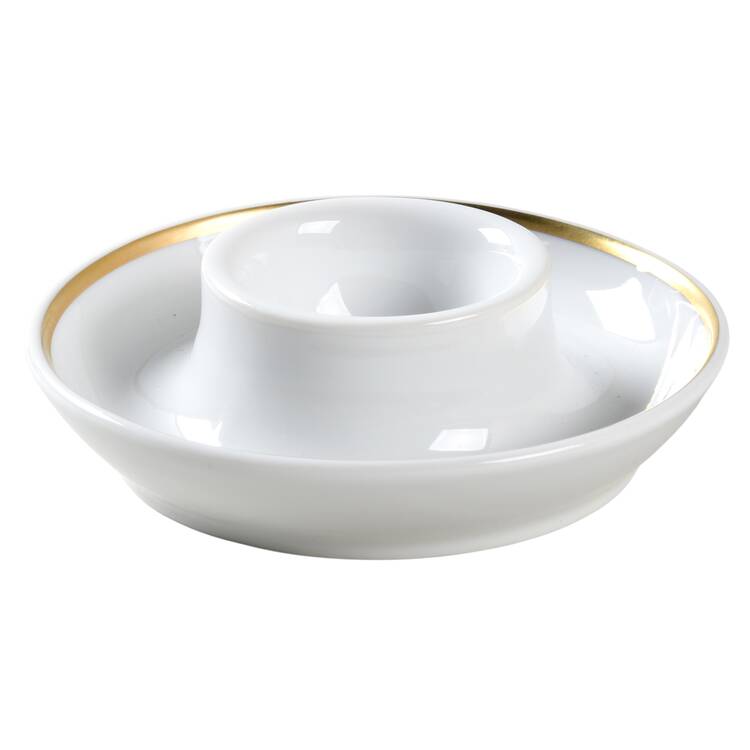Lustre Gold Egg Holder No Figural Lid