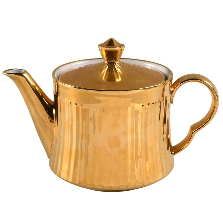 Lustre Gold Teapot & Lid