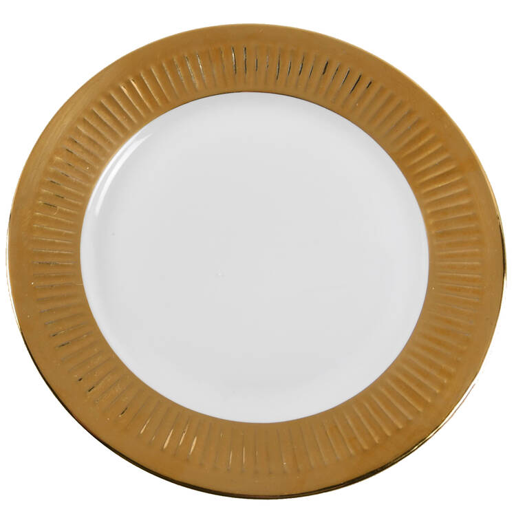 Lustre Gold Luncheon Plate