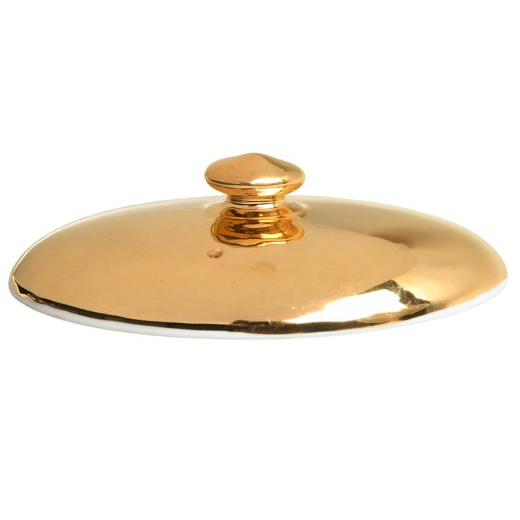 Lustre Gold Lid for Individual Casserole