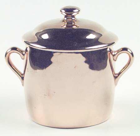 Lustre Gold Jam/Jelly & Lid
