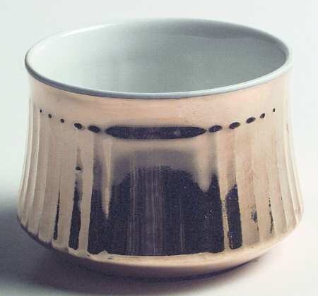 Lustre Gold Open Sugar Bowl