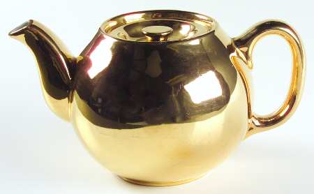 Lustre Gold Teapot & Lid