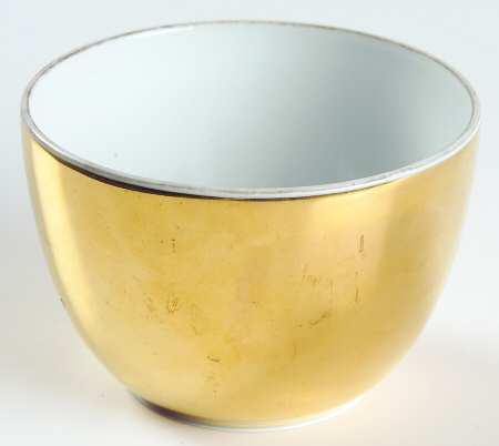 Lustre Gold Mini Open Sugar Bowl