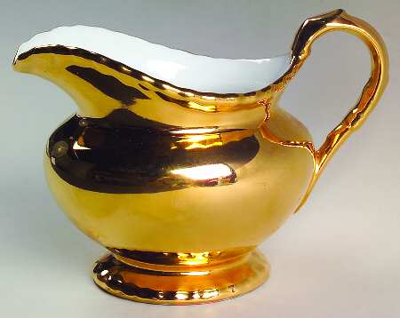 Lustre Gold Creamer