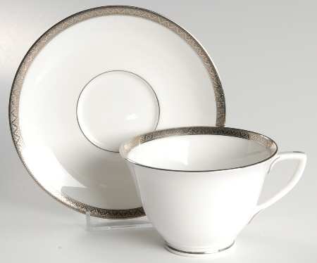 Malvern Footed Cup & Saucer Set