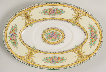 Marjorie Yellow Underplate for Gravy Boat