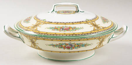 Marjorie Yellow Round Covered Vegetable
