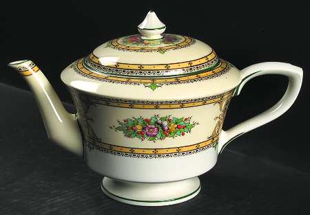 Marjorie Yellow Teapot & Lid