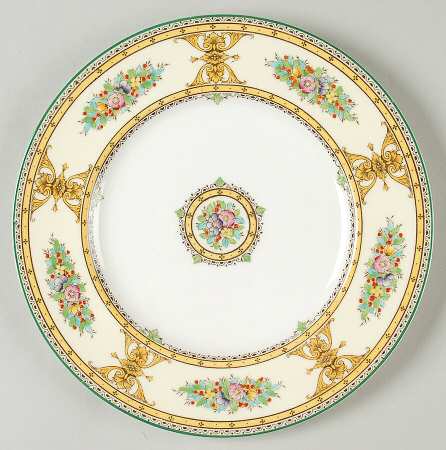 Marjorie Yellow Luncheon Plate