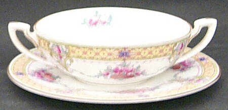 Marlowe Flat Cream Soup Bowl & Saucer Set