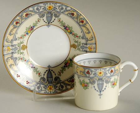 Marquis Flat Demitasse Cup & Saucer Set