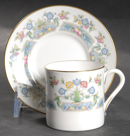 Mayfield Flat Demitasse Cup & Saucer Set