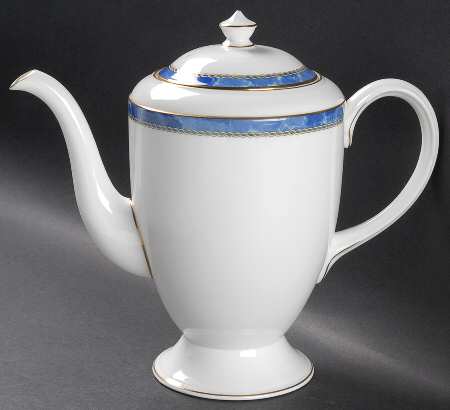 Medici Blue Coffee Pot & Lid