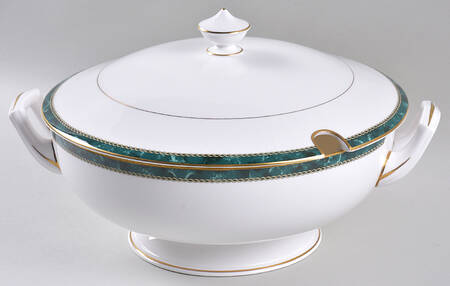 Medici Green Tureen &  Lid