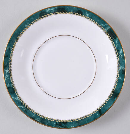 Medici Green Saucer for Flat Cup