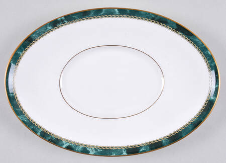 Medici Green Underplate for Gravy Boat
