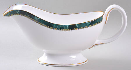 Medici Green Gravy Boat