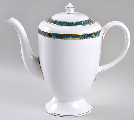 Medici Green Coffee Pot & Lid