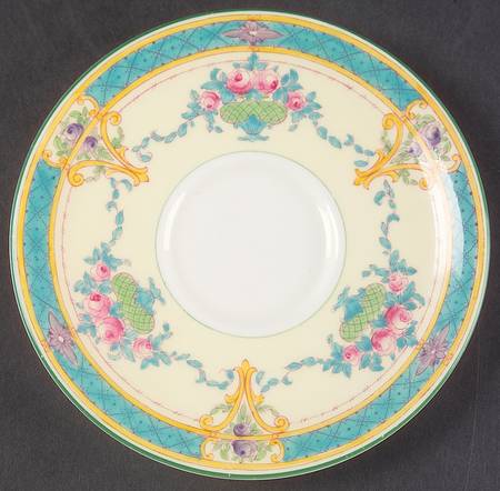Melba Cream Rim Saucer for Footed Cup