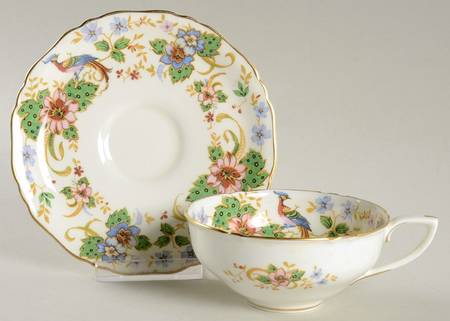 Melrose Flat Cup & Saucer Set