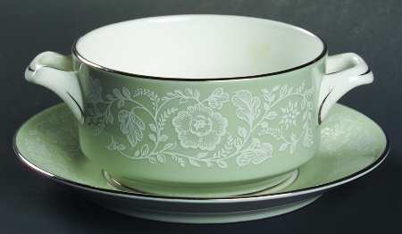 Mirage Flat Cream Soup Bowl & Saucer Set