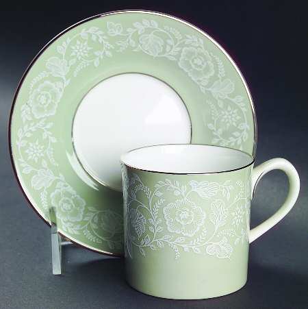Mirage Flat Demitasse Cup & Saucer Set