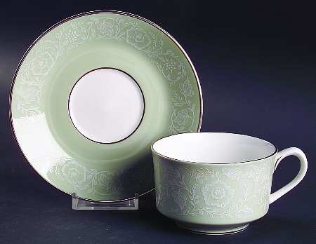 Mirage Flat Cup & Saucer Set