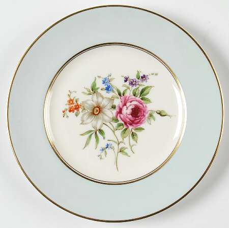 Miranda Blue Bread & Butter Plate