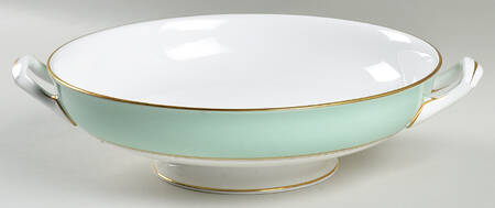 Miranda Light Green Round Vegetable No Lid