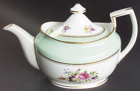 Miranda Light Green Teapot & Lid