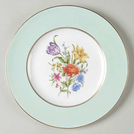 Miranda Light Green Luncheon Plate