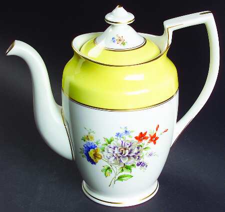 Miranda Yellow Mini Coffee Pot & Lid
