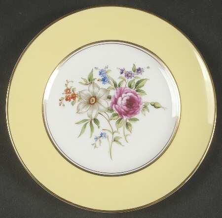 Miranda Yellow Bread & Butter Plate