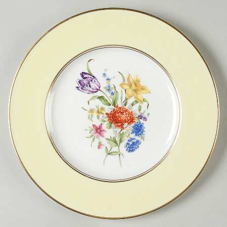 Miranda Yellow Luncheon Plate