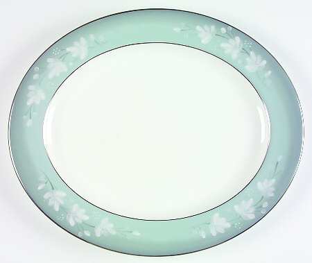 Moonflower 15" Oval Serving Platter