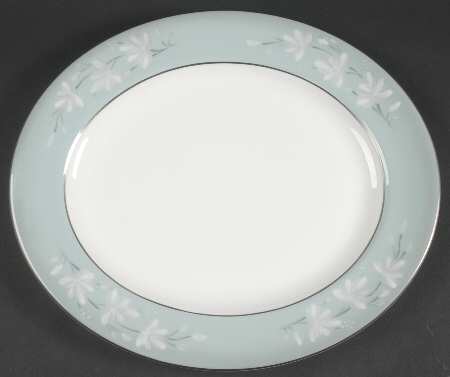 Moonflower 13" Oval Serving Platter