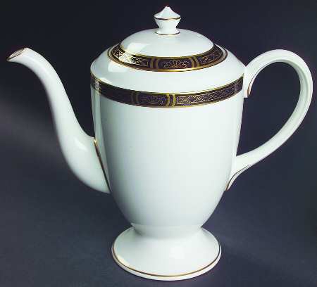 Mountbatten Black Coffee Pot & Lid