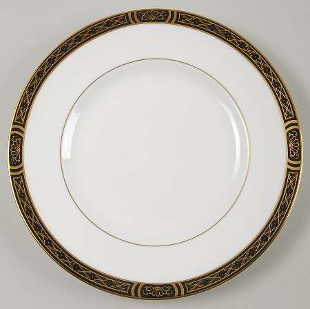 Mountbatten Black Salad Plate