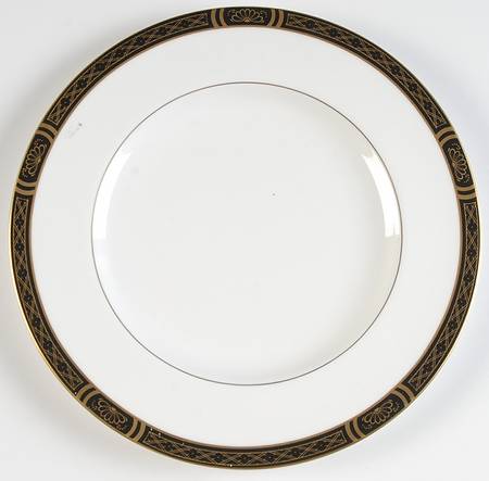 Mountbatten Black Luncheon Plate