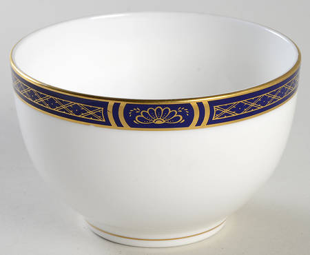 Mountbatten Cobalt Blue (Gold Trim) Open Sugar Bowl