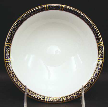 Mountbatten Cobalt Blue (Gold Trim) Coupe Cereal Bowl