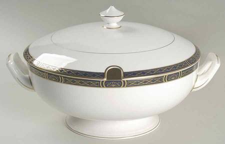 Mountbatten Cobalt Blue (Gold Trim) Tureen &  Lid