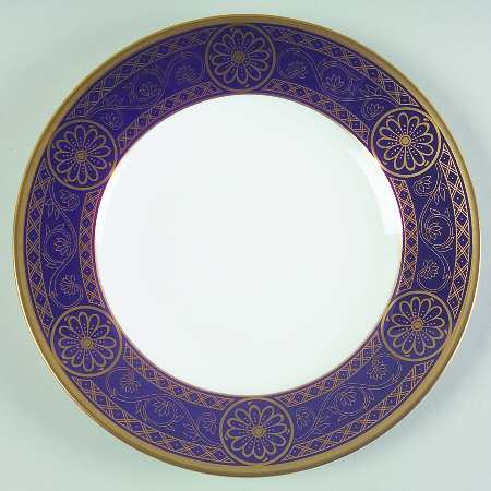 Mountbatten Cobalt Blue (Gold Trim) Accent Salad Plate